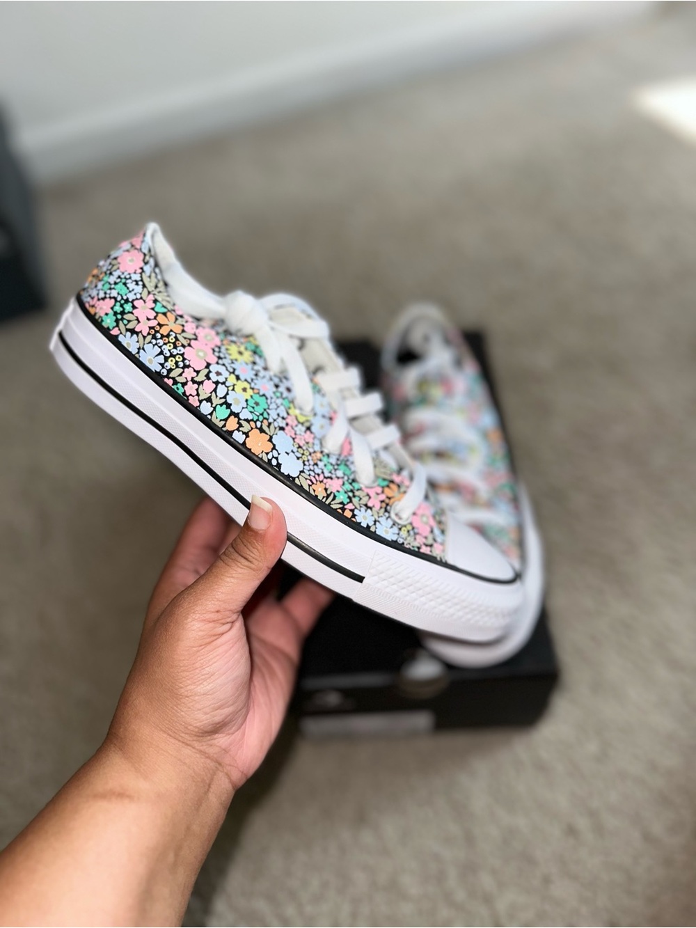 All Star Converse “Mini Flowers”